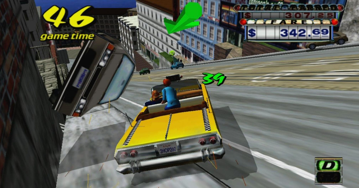 Crazy Taxi is one of the top game alternatives of Jet Set Radio.