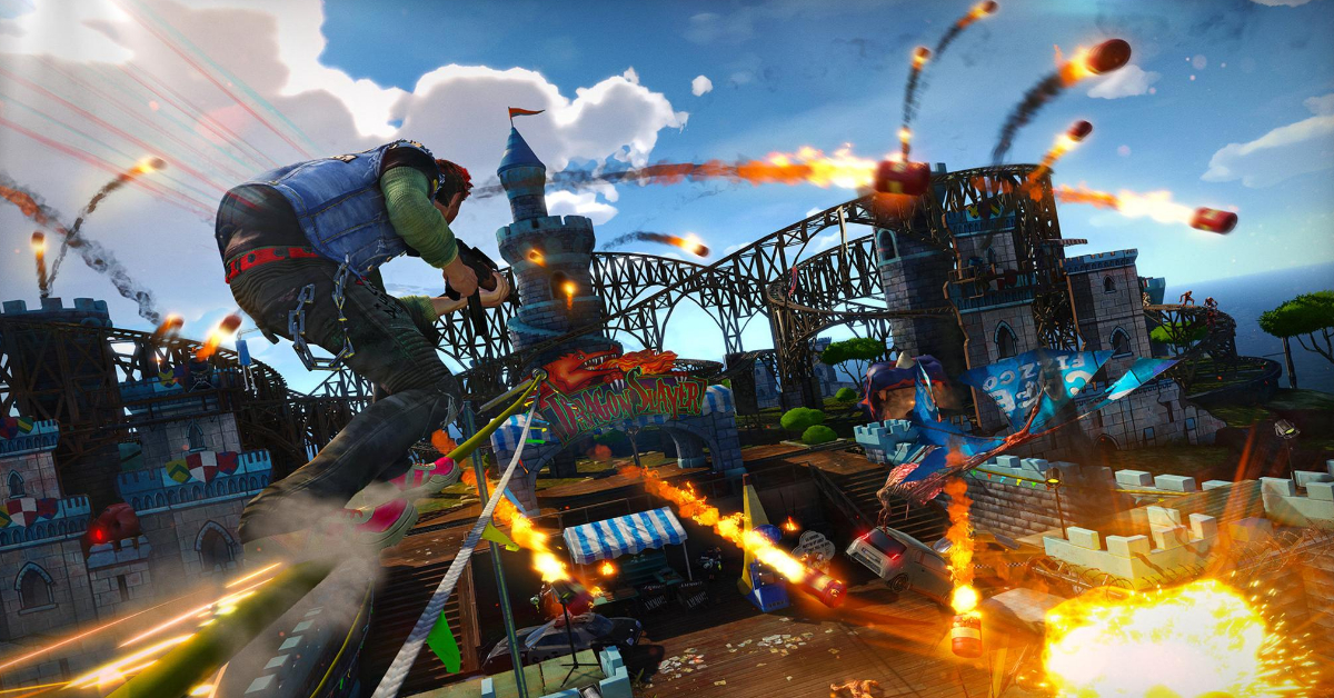 Sunset Overdrive is one of the top game alternatives to Jet Set Radio. 
