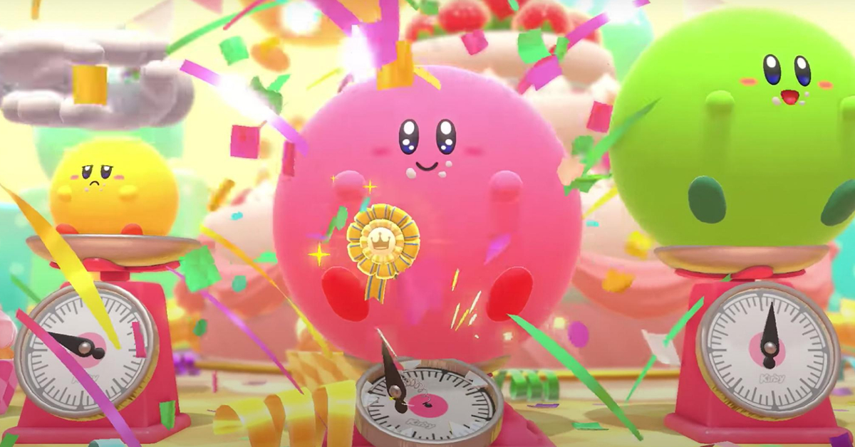 Kirby's Dream Buffet is one of the top family games on Nintendo Switch. 