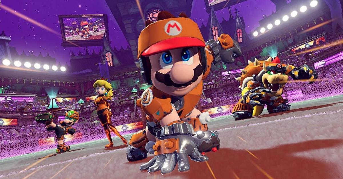 Mario Strikers: Battle League is one of the top family games on Nintendo Switch.