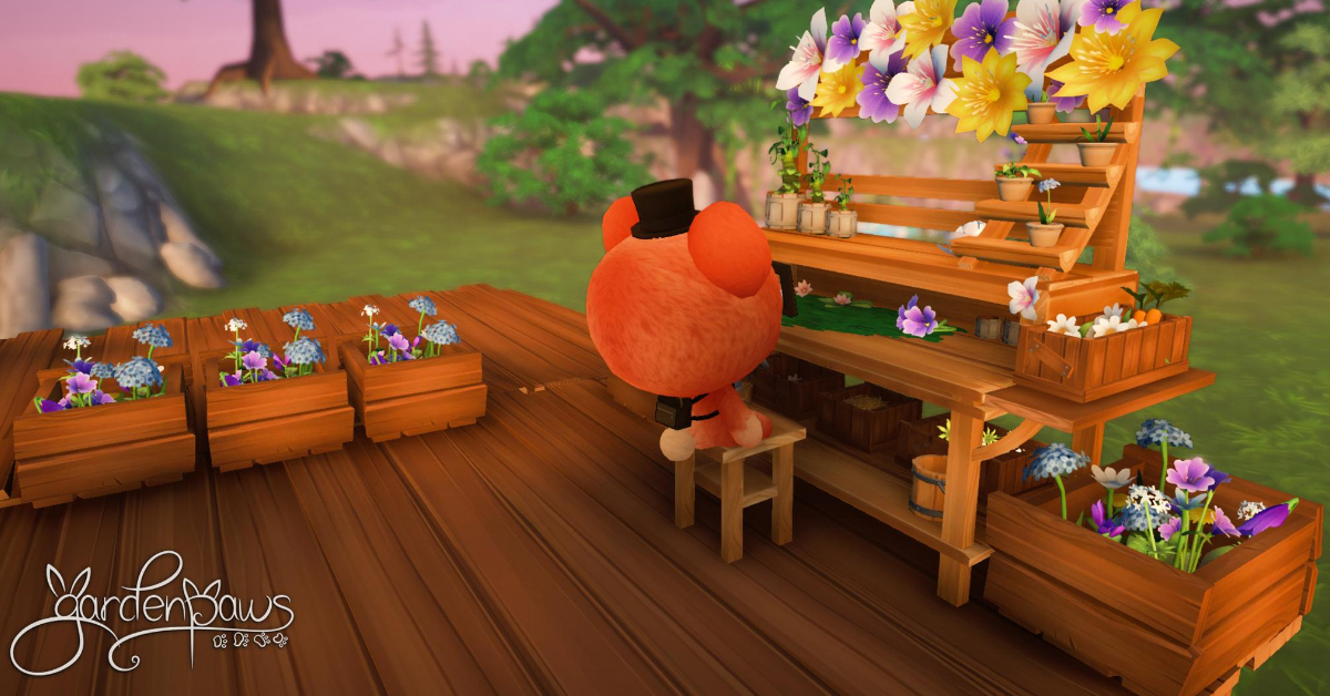 Garden Paws is one of the top life simulation games compatible with Steam Deck.