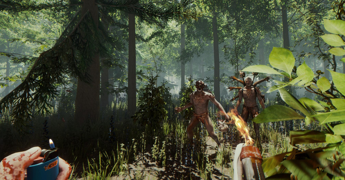 The Forest is one of the best survival games compatible with Steam Deck.