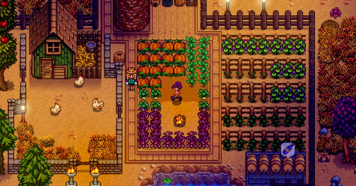 Stardew Valley is one of the best games for girls on Steam.