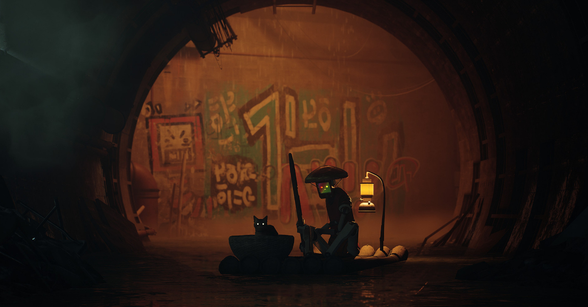 Stray is one of the best cyberpunk games on Steam.