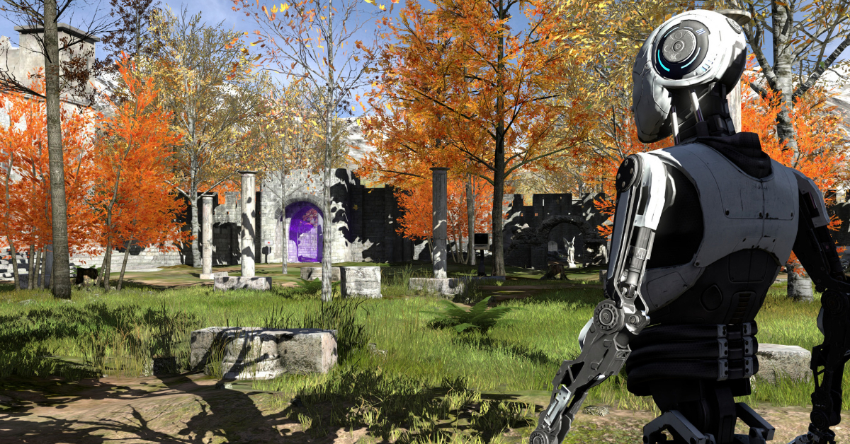 The Talos Principle is one of the best puzzle games on Steam.