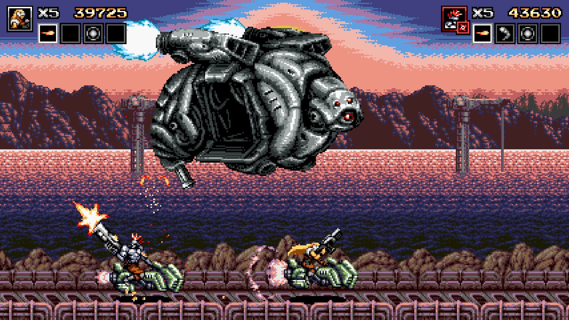 Blazing Chrome is one of the best offline games for 3 players.