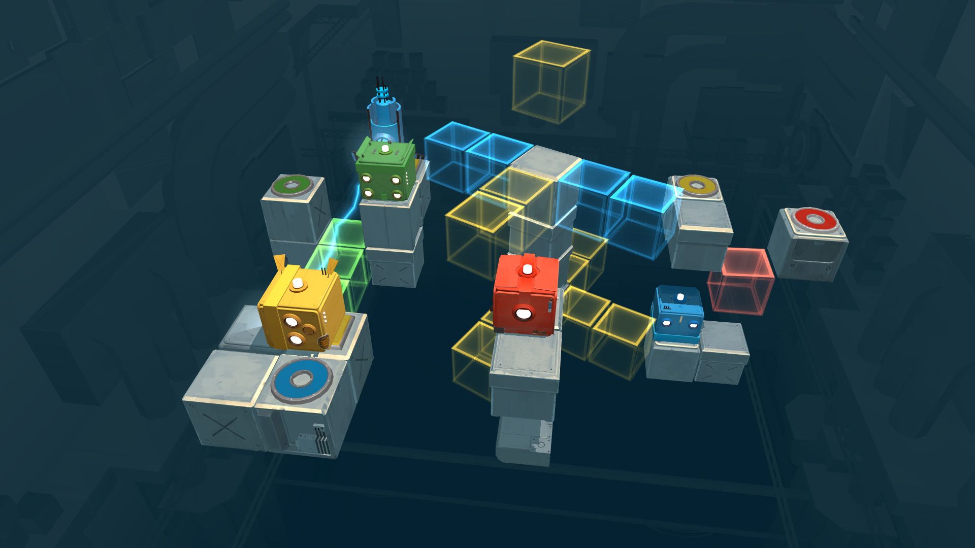 Death Squared is one of the best offline games for 4 players.