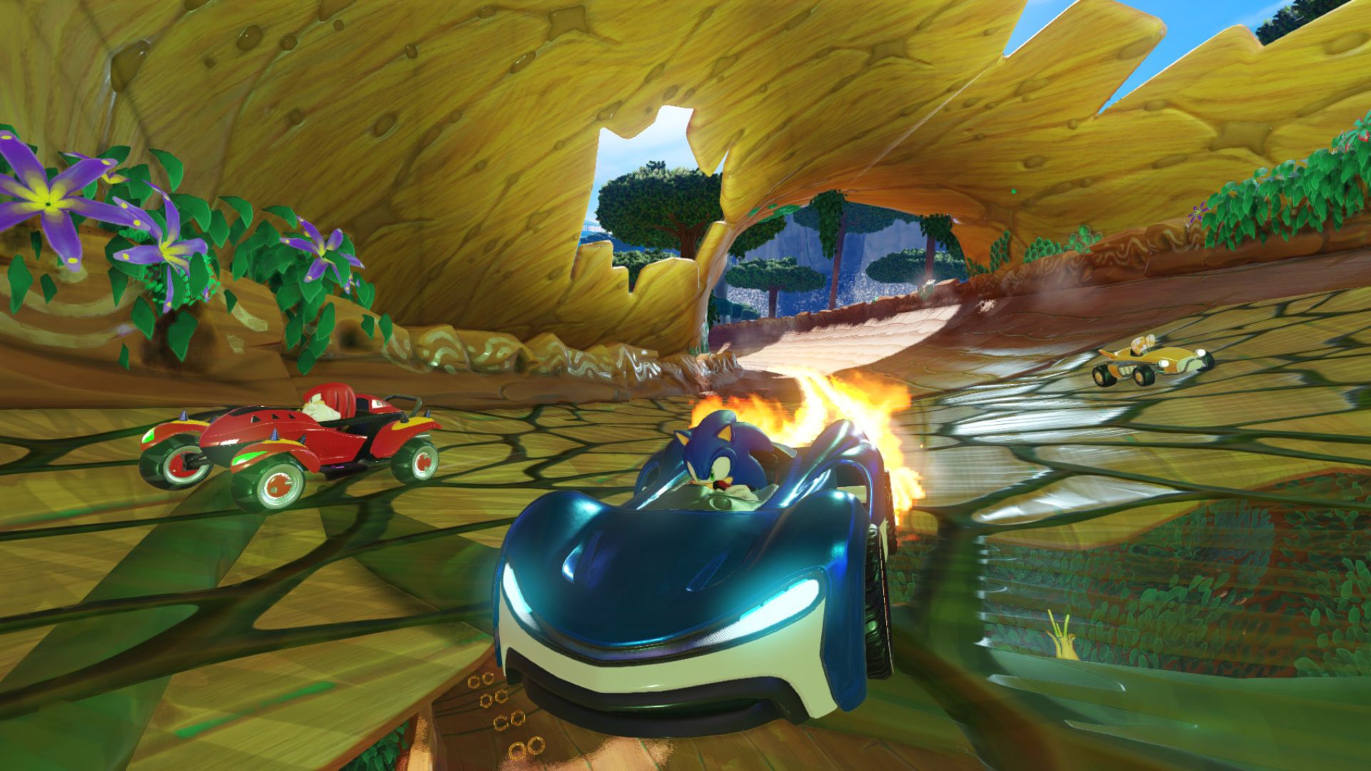 Team Sonic Racing is one of the best offline games for 4 players.